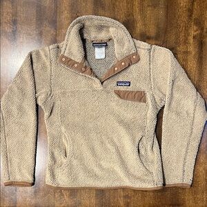 Patagonia Synchilla Snap-T Natural Brown Size XS